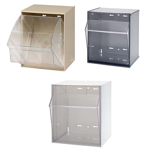 QTB301 Clear Tip Out Bin