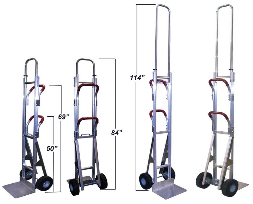 Telescoping Bin Delivery Hand Truck