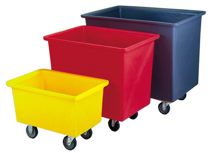 211/4 Height Wesco 272505 32 Gallons 4 Bushels Plastic Box Truck 32