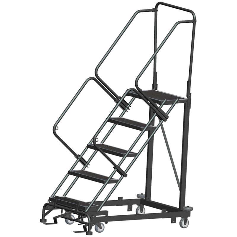 Heavy Duty Stairway Slope Ladders with Abrasive Mat Tread